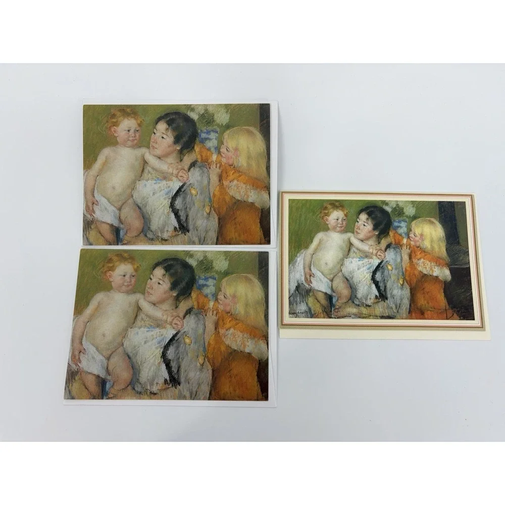 Mary Cassatt Blank Inside Greeting Note Cards and Envelopes Lot of 11 Cards